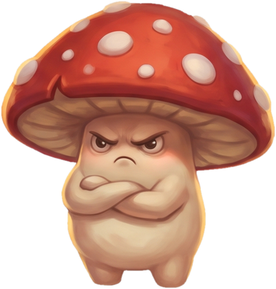Grumpy Mushroom